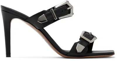 Paris Texas Black Ursula 85 Mules