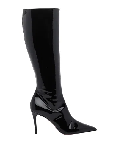 Paris Texas Vera Patent Leather Boots In Multi