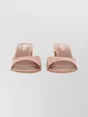 Paris Texas Block Heel Open Toe Sandals Lara In Animal Print