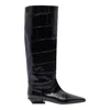 Paris Texas Bettina Croc-effect Leather Boots