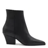 Paris Texas Block Heel Ankle Boots With Pointed Toe