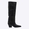 Paris Texas Jane Knee-high Leather Texan Heel Boots