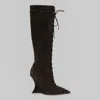 Paris Texas Boots Blacks And Greys In Burgundy