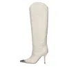 Paris Texas Boots Cream In Panna Pastello