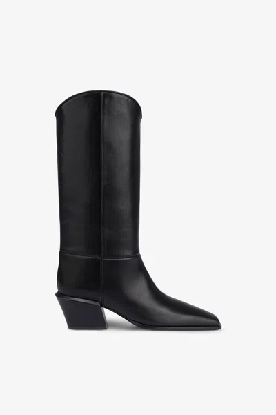 Paris Texas Boots In Black Calf Leather