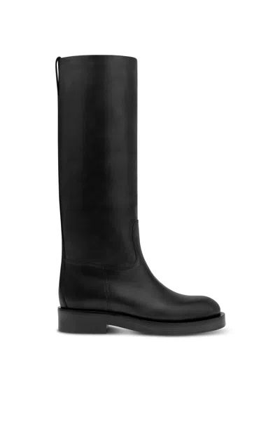 Paris Texas Boots In Black Calf Leather