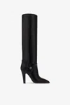 Paris Texas Boots In Black Calf Leather. In Black