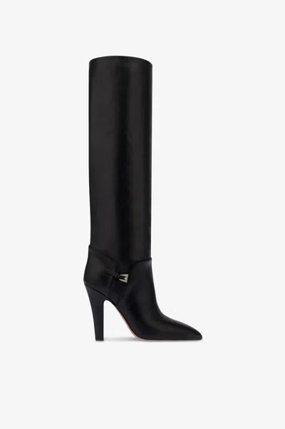 Paris Texas Boots In Black Calf Leather.