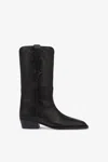 Paris Texas Boots In Black Leather In Black