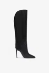 Paris Texas Boots In Black Leather In Black