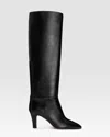 Paris Texas Boots In Black Leather In Black