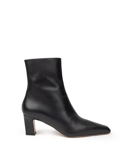 Paris Texas Boots In Black Leather Point