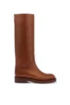 Paris Texas Boots In Brown Calf Leather