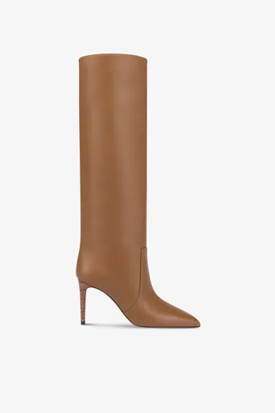 Paris Texas Boots In Pecan Calf Leather
