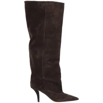 Paris Texas Boots Ines Reverse Mid-calf 75 In Black