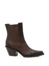 Paris Texas Pointed-toe Ankle Boots In Brown