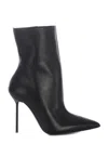 Paris Texas High Stiletto Heel Ankle Boots In Black