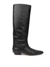 Paris Texas Boots Netherlands Bettina In Black Leather  In Black