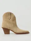 Paris Texas Sedona Ankle Boots In Beige