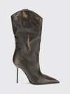 Paris Texas Stiletto Heel Boots In Brown