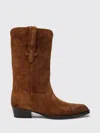 Paris Texas Hilda Boots In Cognac Suede In Brown