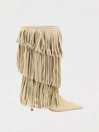 PARIS TEXAS BOOTS PARIS TEXAS WOMAN COLOR ECRU,G87483029