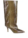 Paris Texas Boots With Snake Effect In Green