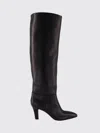 Paris Texas Boots In Black Leather In Black