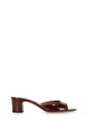 Paris Texas Mules In Rouge Noir Patent Leather In Black