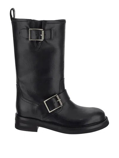 Paris Texas Leather Ankle Boots In Multicolor