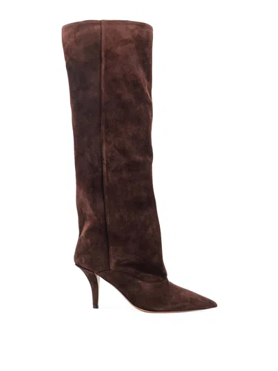 Paris Texas Ines Reverse Boots In Suede