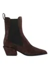 Paris Texas Bettina Anke Boot 50 Texan Ankle Boots In Brown Suede In Brown