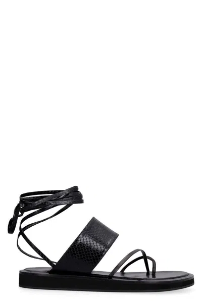 PARIS TEXAS PARIS TEXAS BROOKLYN LEATHER SANDALS