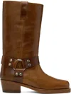 Paris Texas Brown Roxy Boots In Cuoio