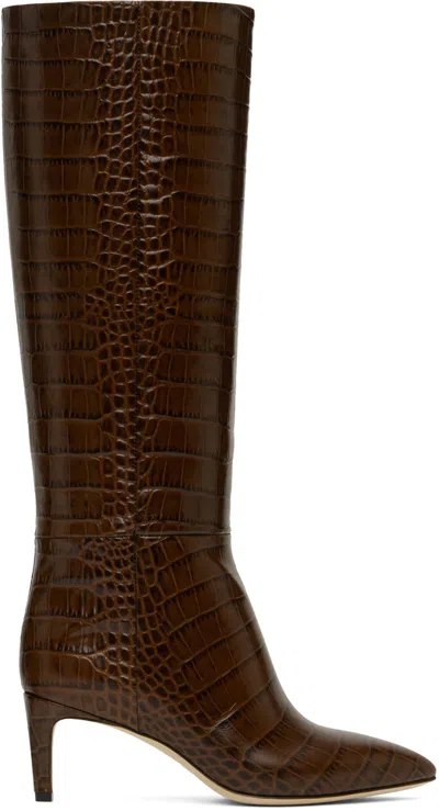 Paris Texas Brown Stiletto Boots