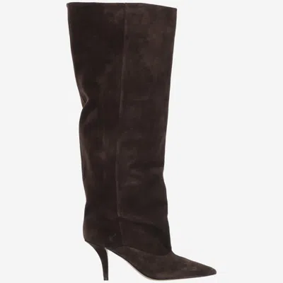 Paris Texas Brown Suede Boots