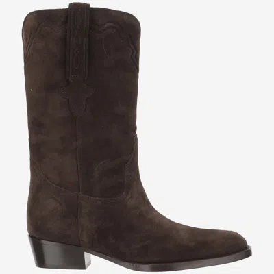 Paris Texas Brown Suede Boots