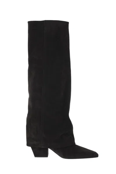 Paris Texas Brown Suede High Boots