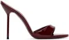 Paris Texas Brown Lidia Mules In Rouge Noir