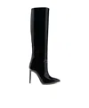 Paris Texas Pointed-toe 90mm Heeled Boots In Black