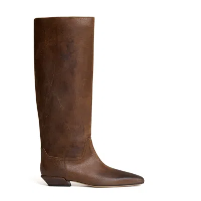 Paris Texas Chic Country Style Boot 25 In Brown