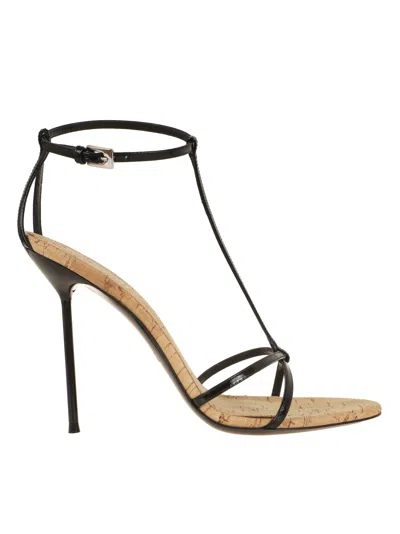 Paris Texas Lidia Patent-leather Sandals In Black