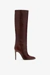 Paris Texas Stiletto Boot 85 In Cioccolato In Brown
