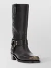 Paris Texas Roxy Boot Texan Boots In Black Leather In Black