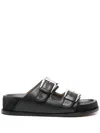 Shop Paris Texas Cleveland Sandals In Black