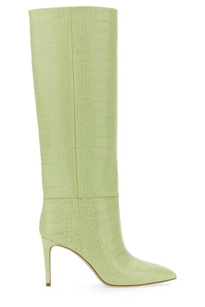 Paris Texas Coco Knee High Boots In Green