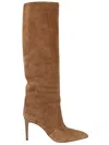 Paris Texas Comfortable Leather Ankle Boots In Brown