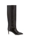 Paris Texas Croc-effect Leather Boots In Multi