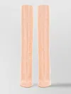Paris Texas Crocodile Knee High Pointed Stiletto Boots