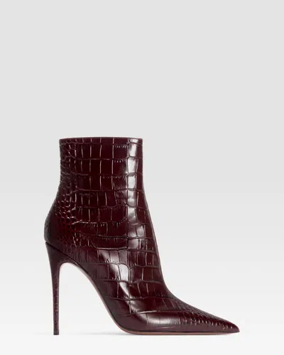 Paris Texas Stilettoheel Ankle Boot In Burgundy